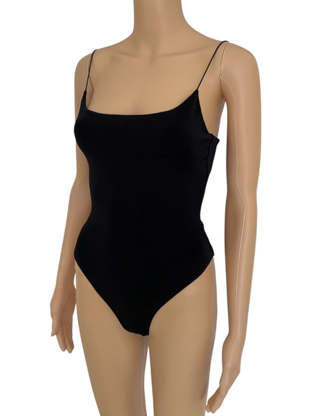 Vintage Black Bodysuit Paris Size S